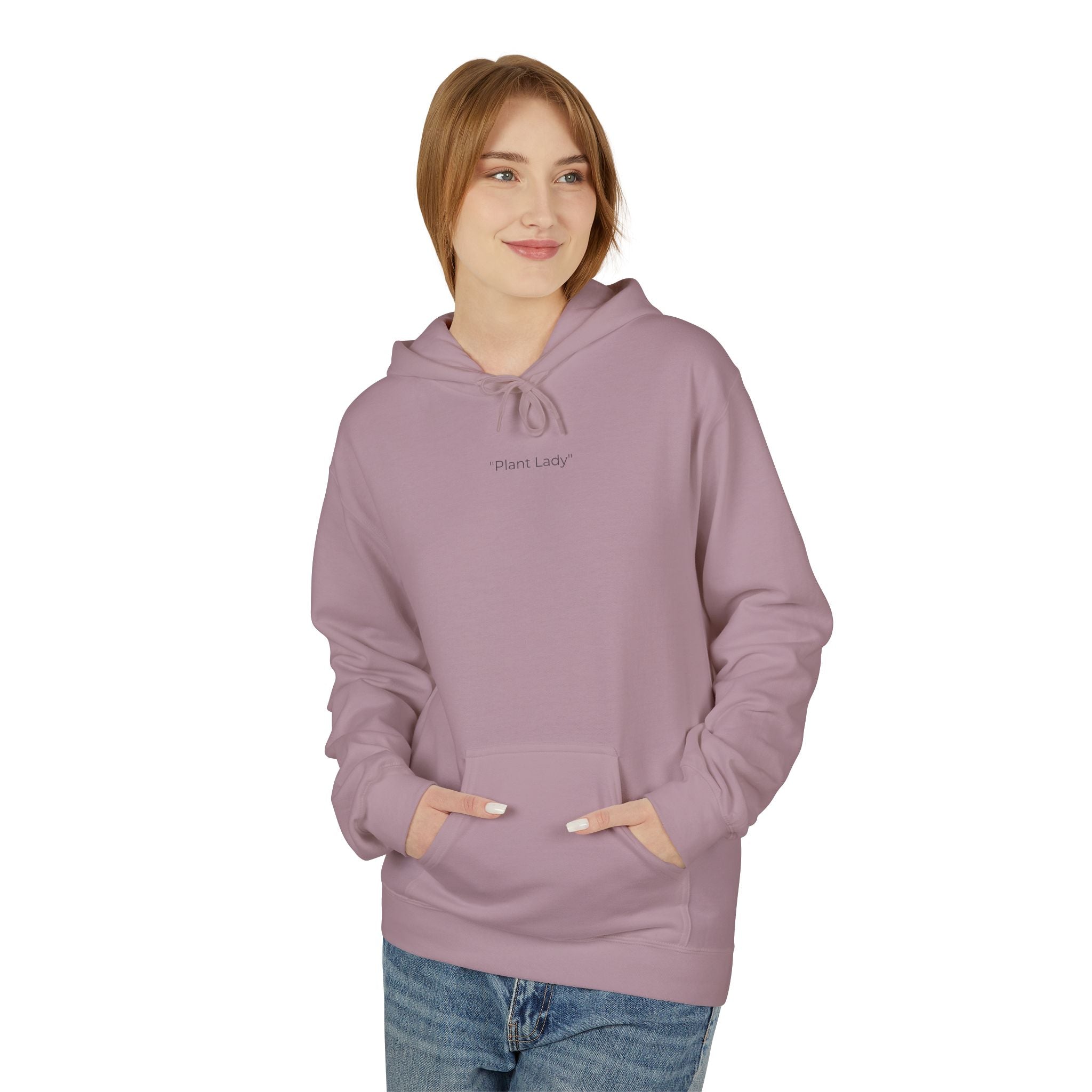 Botanical Monstera & Protea Hoodie — Floral Tropical Back Print
