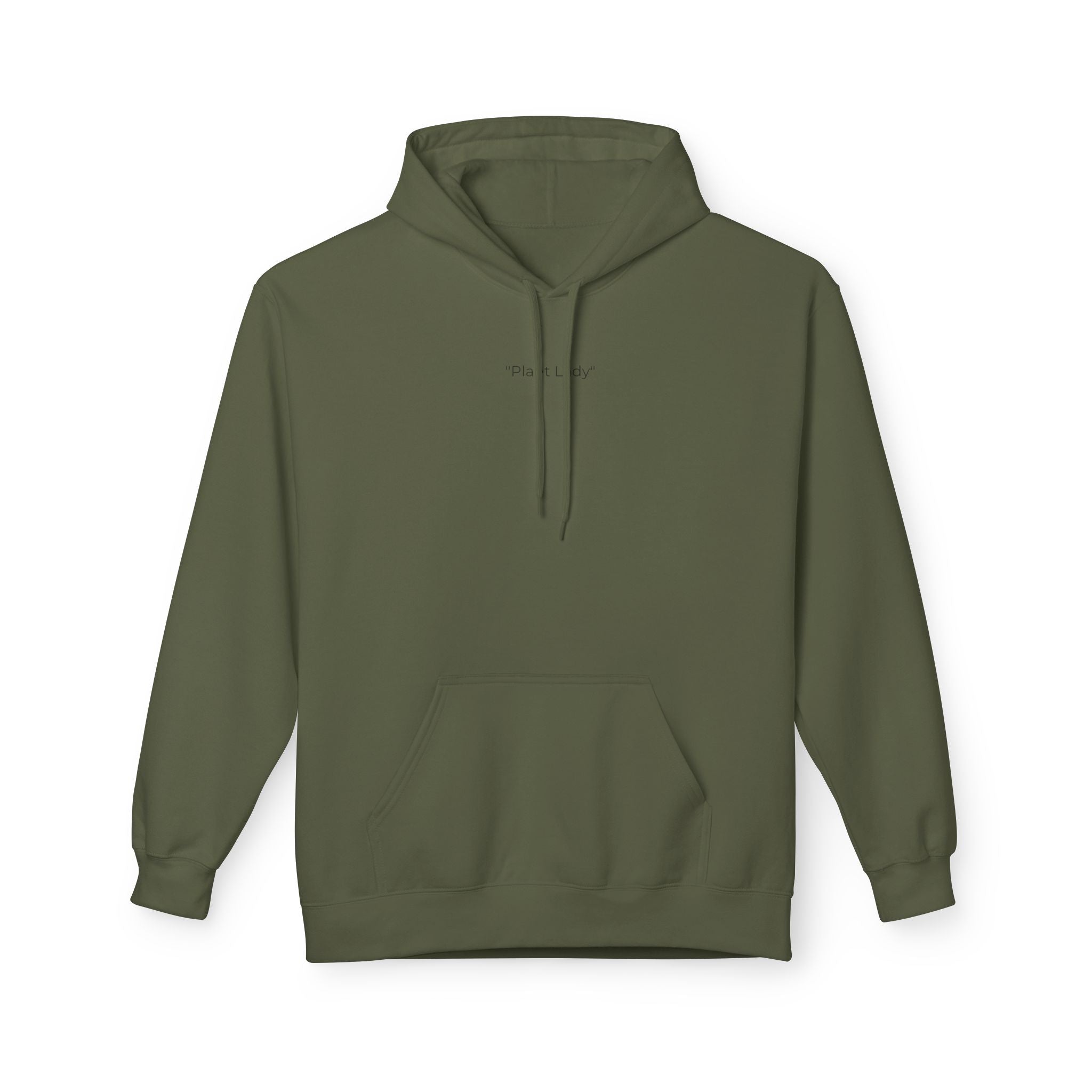 Botanical Monstera & Protea Hoodie — Floral Tropical Back Print