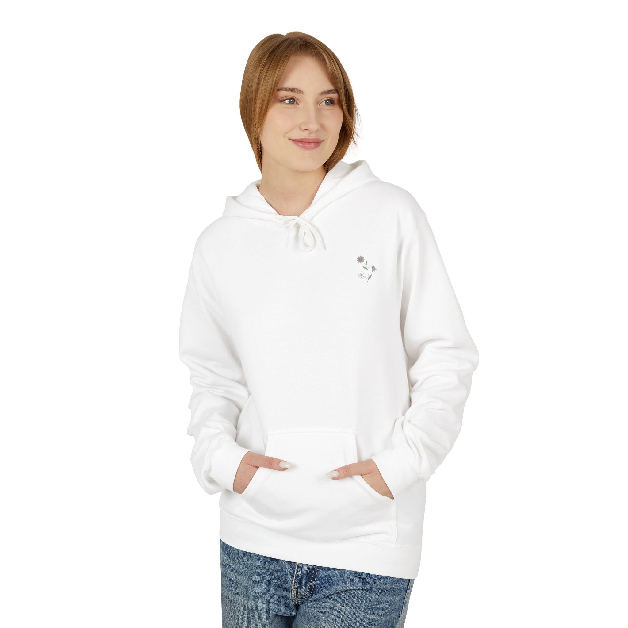 Grow At Your Own Pace Floral Hoodie
