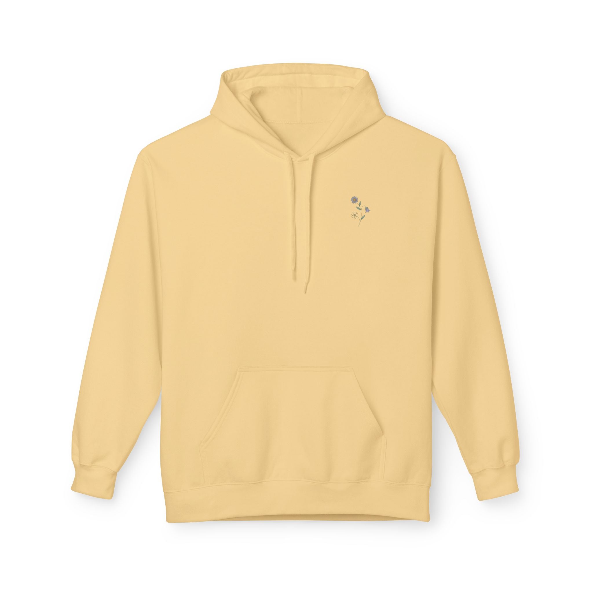 Grow At Your Own Pace Floral Hoodie