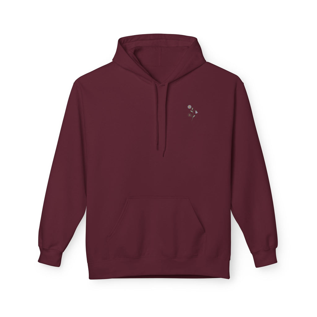 Grow At Your Own Pace Floral Hoodie