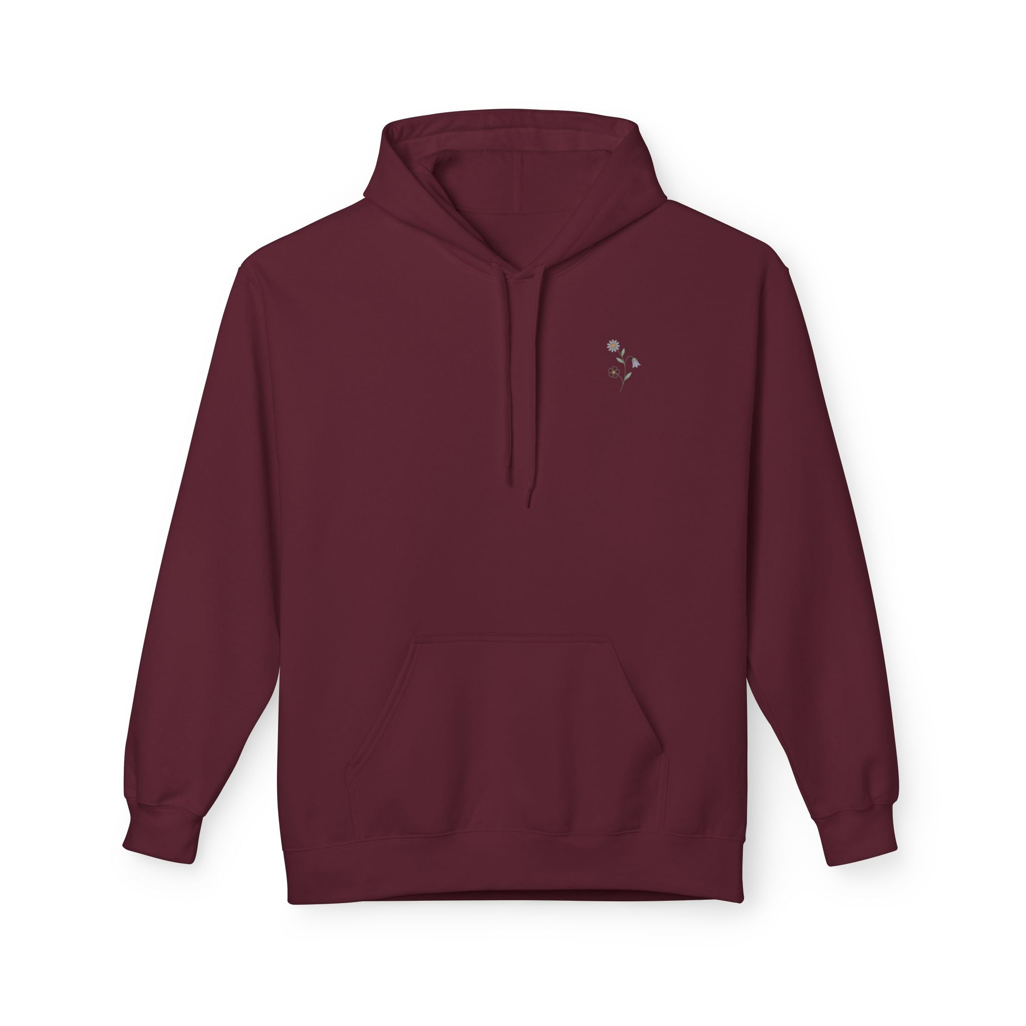 Grow At Your Own Pace Floral Hoodie