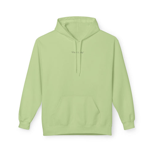 Botanical Monstera & Protea Hoodie — Floral Tropical Back Print