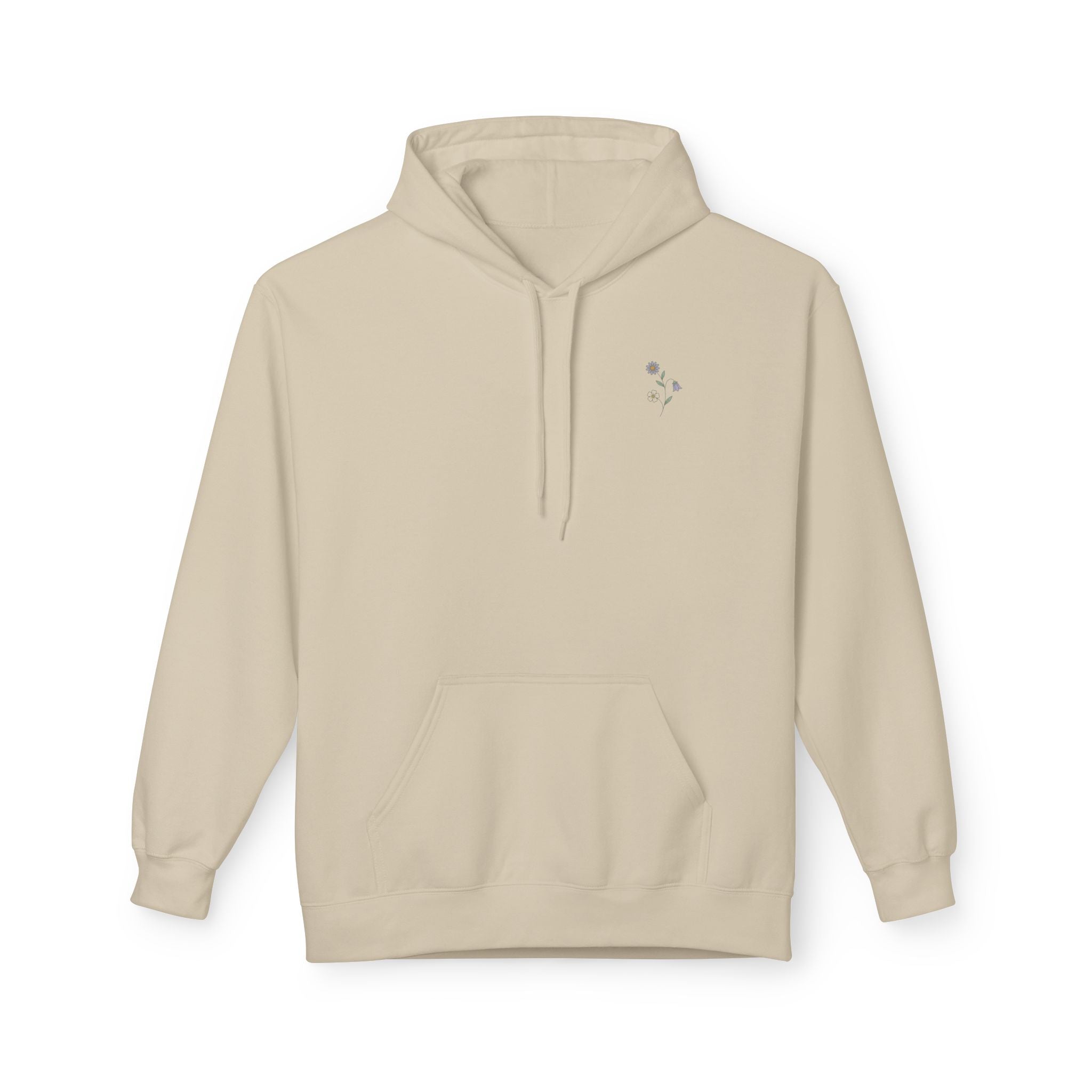 Grow At Your Own Pace Floral Hoodie