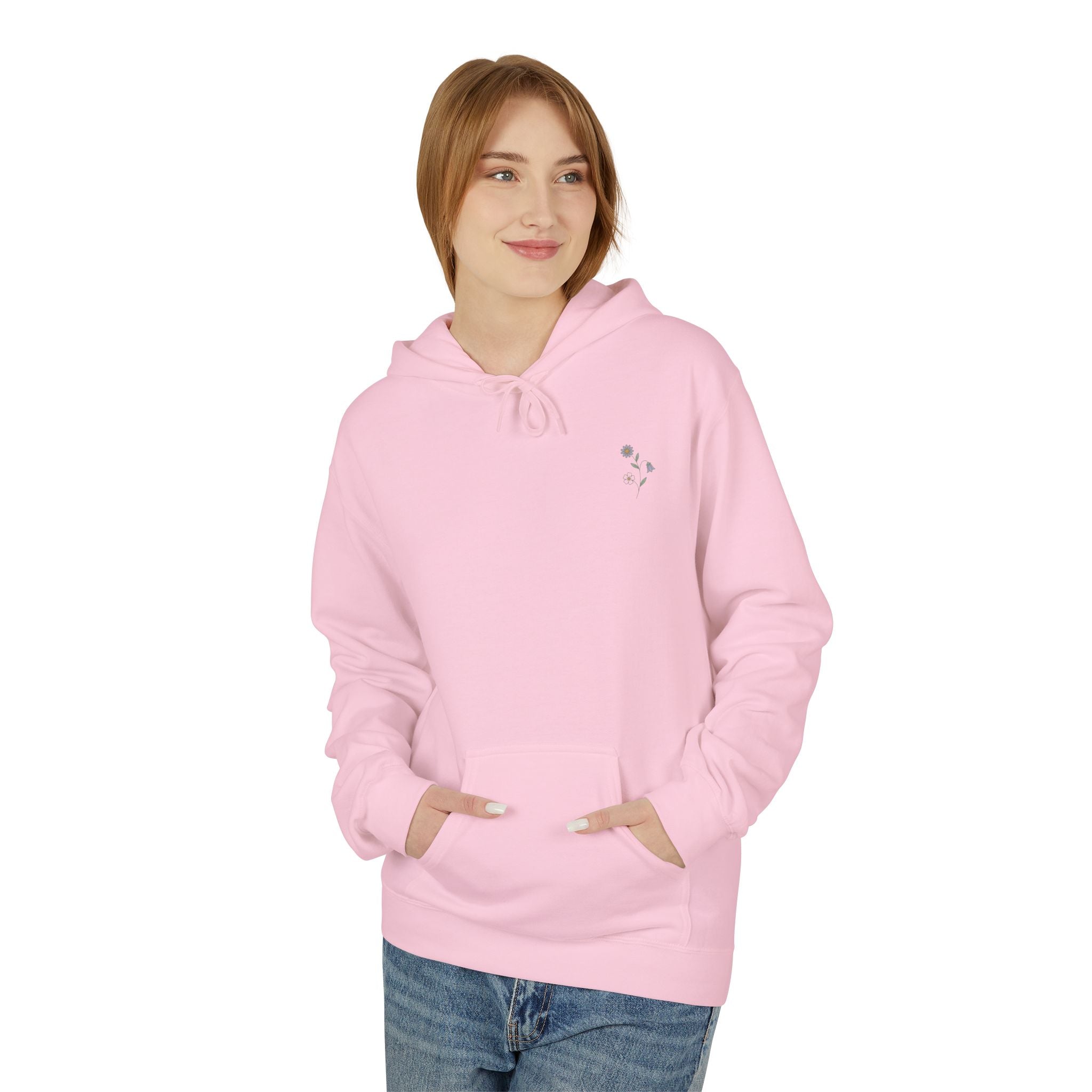 Grow At Your Own Pace Floral Hoodie