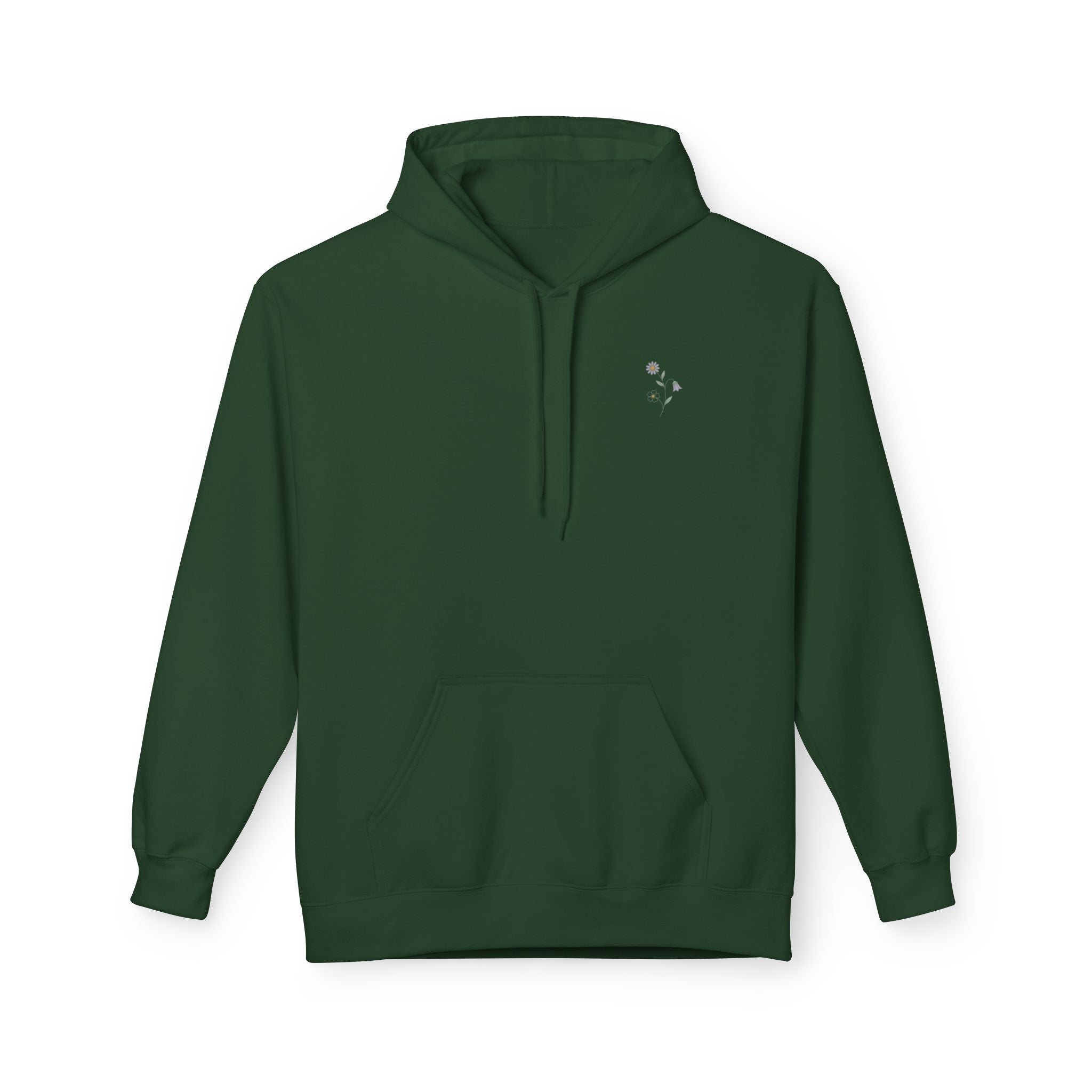 Grow At Your Own Pace Floral Hoodie