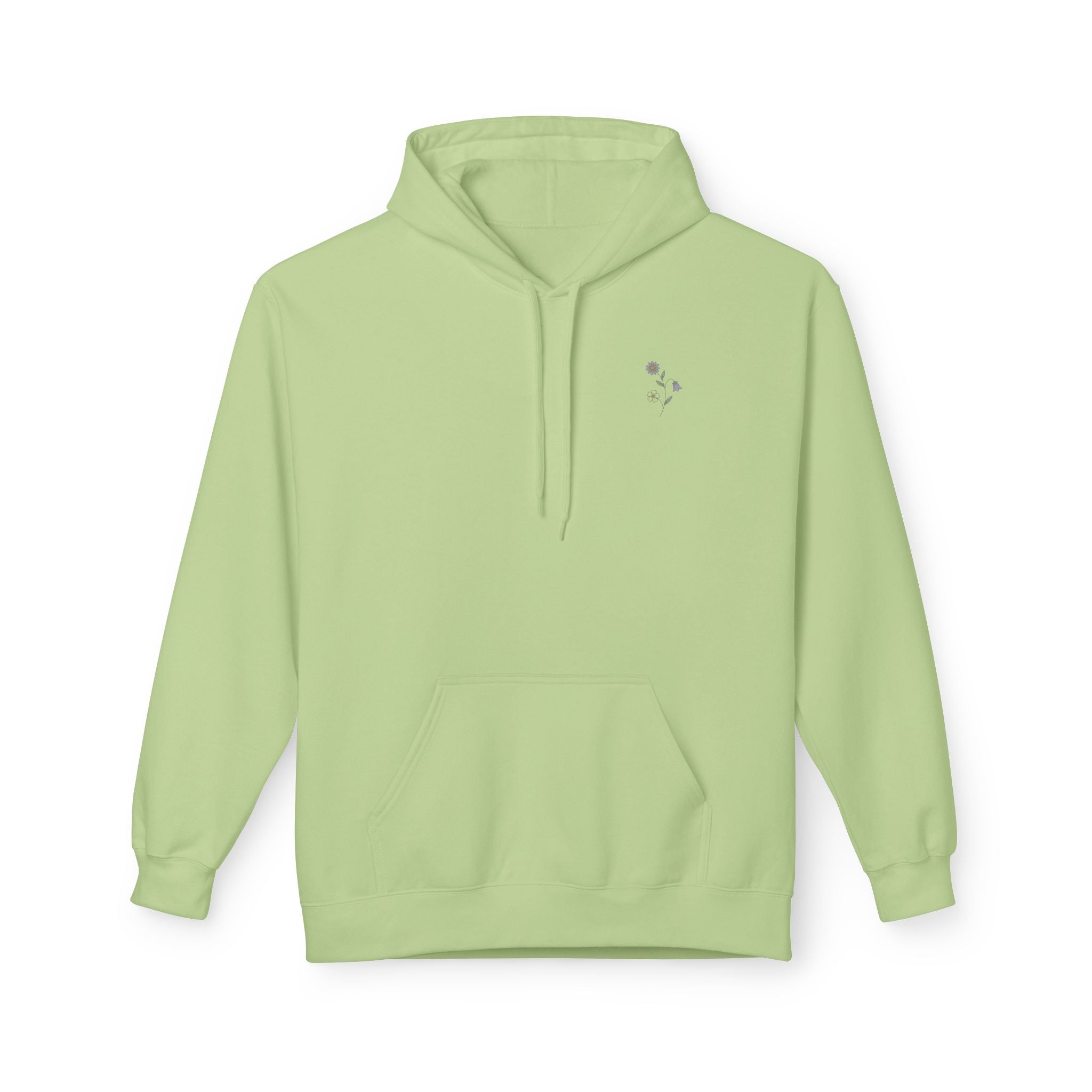 Grow At Your Own Pace Floral Hoodie