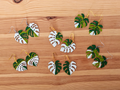 Monstera Leaf Earrings – Set of 6 Pairs